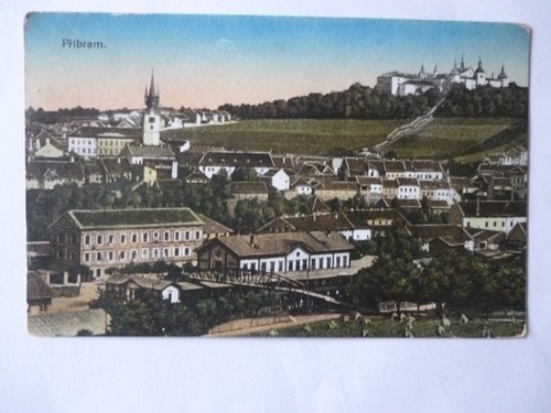 Ansichtskarte pribram 1900 - ansichtskarte, um
