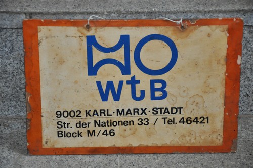 Altes schild ddr veb - schild, ddr,veb