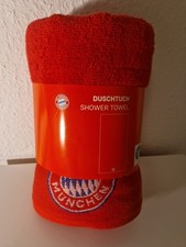 FC Bayern München Duschtuch Badetuch 70x140cm Merch Handtuch Fan 100% Baumwolle