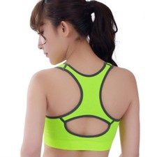 2 Stück Damen Sport BH, Bustiers mit Kreuzträger ohne Naht für mehr Komfort 