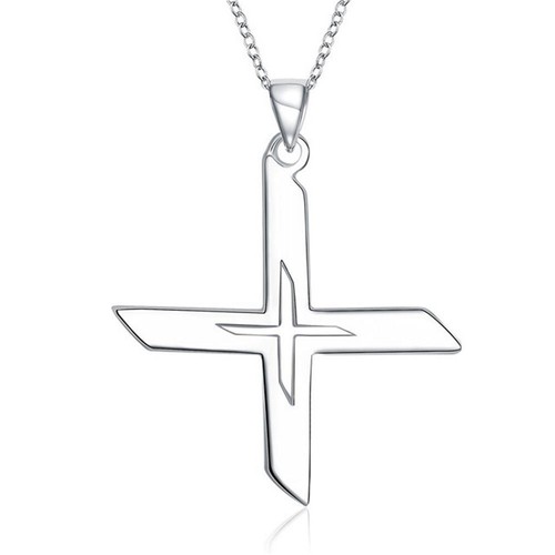 Unisex silber ninja stern - silber,