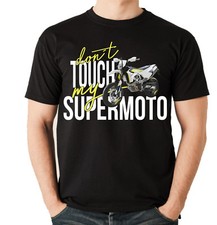 Siviwonder Unisex T-Shirt - HUSKY SUPERMOTO SM - dont touch my - Motorrad Fun 