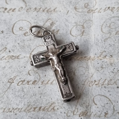 Croix reliquaire milieu xixè - reliquaire,