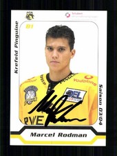 Marcel Rodman Krefeld Pinguin 2003-04 Autogrammkarte Original Sign + A 254050
