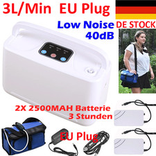 3L Tragbare Oxygen Konzentrator Sauerstoffkonzentrator Sauerstoffgerät EU 220V