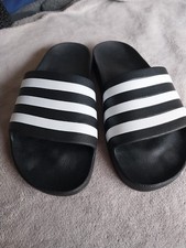 Damen ADIDAS Adiletten schwarz