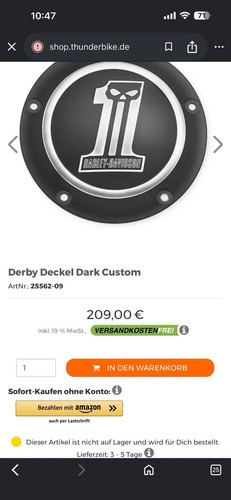Derby cover harley davidson - derby, harley-davidson