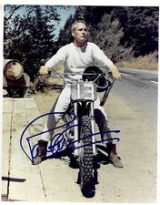 Paul Newman in-person signed auf alten Foto.