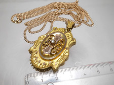 antik Medaillon Tombak