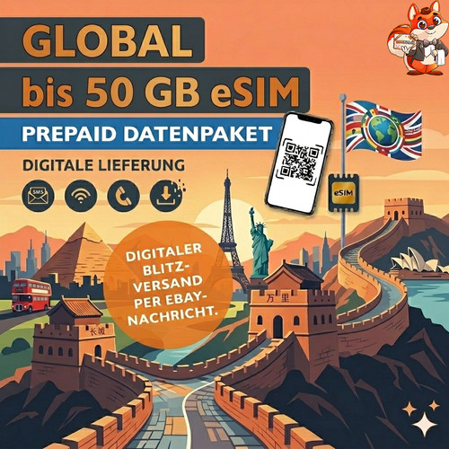 Esim global prepaid sim - esim, karte