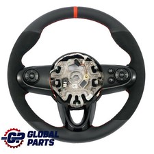 Mini Cooper F55 F56 F60 NEU Schwarz / Alcantara Leder Sportlenkrad 3 Speichen