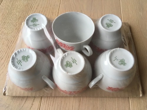 Ddr original geschirr tassen - ddr, 6