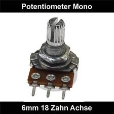 ✅22k Ohm Poti Mono lin Potentiometer 6mm Achslänge 9mm Drehpotentiometer Regler