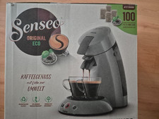 Philips Senseo Kaffeemaschine Kaffee Padmaschine Kaffeepadmaschine HD7806 grau