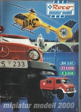 Katalog Roco Miniatur Modell Neuheiten 2000 Modellautos in HO 1:87