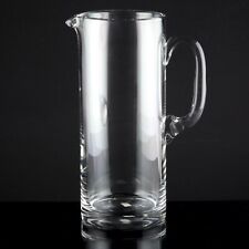 Großer schwerer 2 Liter Glaskrug Krug Zylinder 29 cm Second Hand Glas Re!Use