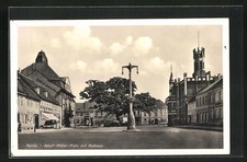 Kyritz, Platz mit Rathaus