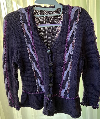 Elegante kurze strickjacke - strickjacke, in
