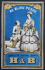 Altes Etikett 1870 FIL DE LIN