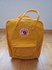 Rucksack Tasche Fjällräven Kanken Original 16L unisex Gelb Polyester Zustand Gut