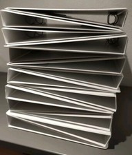 14 x Soennecken Präsentationsringbuch 37mm DIN A4 Überbreite 2 Ringe D-Mechanik