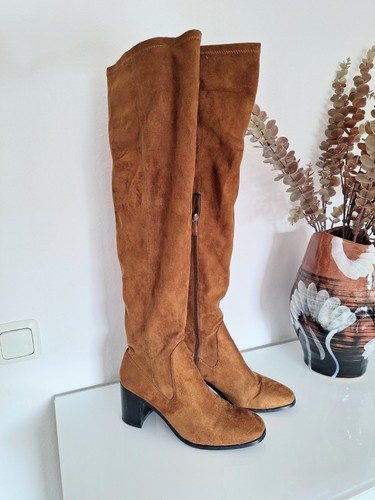 Overknee stiefel boots zara - overknee,