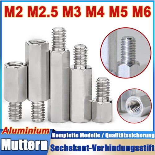 Aluminium gewindeverlängerung - aluminium,