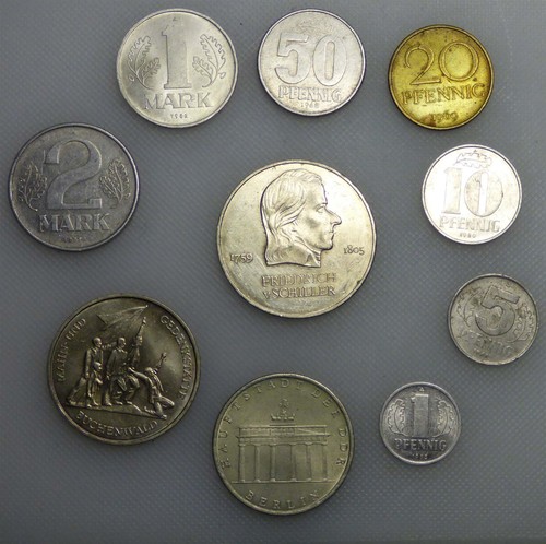 Ddr mark erinnerungssatz - ddr,
