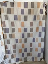 Vorhang Schlaufenschal beige braun lila orange