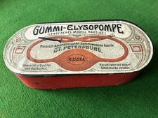 Original Klistier Frauendusche komplett im original Karton Hygiene Museumsstück