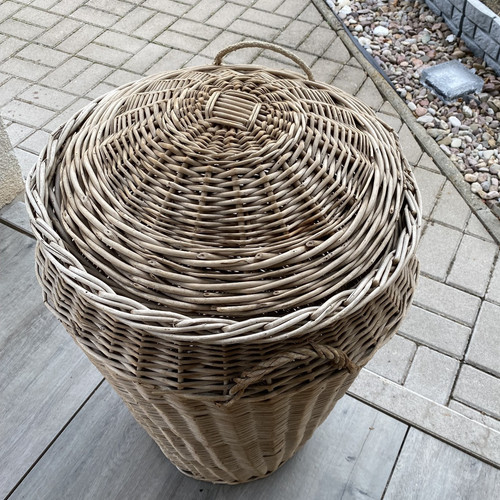 Wäschekorb weidenkorb mit - wäschekorb,