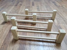 4x Hürden Zäune aus Holz