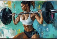 Banner/Poster/Flagge Fitness