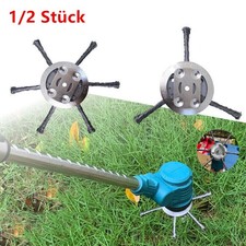 1/2 Stück Stahldraht Unkrautbürste Fadenkopf Mähkopf Rasentrimmer Freischneider