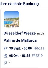 Flug nach Mallorca