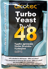 40 x  Turbohefe Alcotec Pure 48 Hausgemacht Schnapsbrennen Vodka Hefe Gärhefe