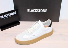 BLACKSTONE Leder Retro-Sneaker Schnürer Halbschuh SLATE HARPER DL272 White -Neu!