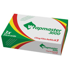 Wrapmaster 3000 Frischhaltefolienmine 30 cm x 300 m Mehrzweckfolie (3er Pack) 31C80