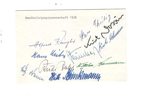 Olympia gold 1936 handball - olympia,