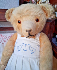 Antiker Teddy Ausdrucksvoller lieber großer antiker Teddybär Bär