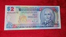 2 Dollar Banknote Central Bank of Barbados (1995) kassenfrisch UNC (153964)