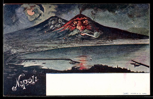 Künstler napoli - künstler-ak,
