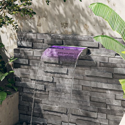 Wasserfall element mit rgb - wasserfall-element,