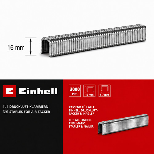 Einhell klammern 000 - 3.000, stk