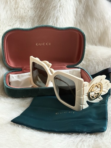 Gucci gold white leaf - gucci,