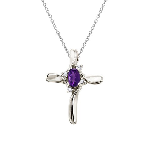 Lxr 10k weißgold amethyst - 10k,