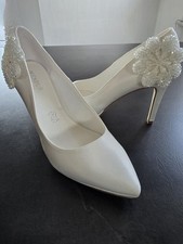Menbur Pumps weiß Brautschuhe  Gr.37 NEU 