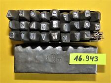 DDR Schlagbuchstaben 6 mm A-Z Einschlagbuchstaben Schlagstempel Punziereisen