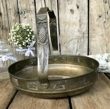 Antik STAF Schale Messing Korb