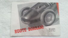 32B 370 Prewar Felge Borrani Milano Vorkrieg Ferrari Maserati Prospekt Brochure